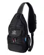WATERFLY Brusttasche Sling Bag Klein: Faltbarer Herr Crossbody Bodybag Crossbag Slingbag Crossover Single Chest Rucksack Schultertasche Schulterrucksack Cross Body Herren Damen Reisen Wandern