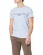 Tommy Hilfiger Herren Tommy Logo Tee T-Shirt, Süßes Blau, M