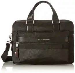 Herren Elevated Nylon Tasche, Black, One Size