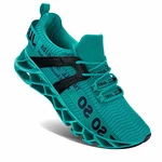 Wonesion Herren Fitness Laufschuhe Atmungsaktiv Rutschfeste Mode Sneaker Sportschuhe Blau