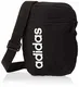 adidas Unisex Linear Core Umhängetasche, Black/Black/White, 16 x 22 x 4 cm