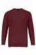 JP 1880 Herren große Größen Pullover, Basic-Form, V-Ausschnitt weinrot-Melange L 723418 80-L