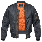 KEFITEVD Herren Übergangsjacke Bomber Pilotenjacke Dunkelgrau KEFITEVD Herren Übergangsjacke Bomber Pilotenjacke Dunkelgrau