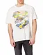 Wrangler Mens CAR Tee T-Shirt, Off White, M