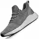 Feethit Turnschuhe Damen Herren Laufschuhe Sportschuhe Sneaker rutschfeste Gummisohlen Leichte und Atmungsaktiv für Gehen Laufen Joggen Sports Grau 41