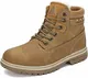 Mishansha Gefüttert Winterstiefel Herren Warme Winterschuhe Damen Winterboots Wasserdicht Schneeschuhe Gelb Gr.43