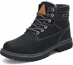 Mishansha Winterschuhe Herren Wasserdicht Winterstiefel Damen Rauchig Schwarz