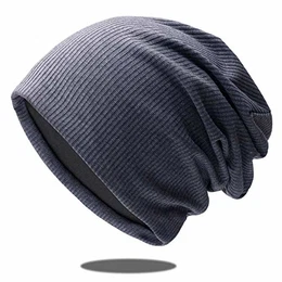 ® Beanie Mütze für Herren und Damen Slouch Long Beanie Baumwolle Elastisch Unisex