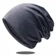 OCTERING® Beanie Mütze für Herren und Damen Slouch Long Beanie Baumwolle Elastisch Unisex