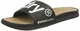 Superdry Herren Cork Crewe Slide Slipper, Black, Small EU