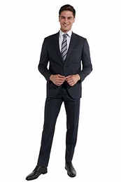 Herren Anzug Regular Fit Wolle Elastisch