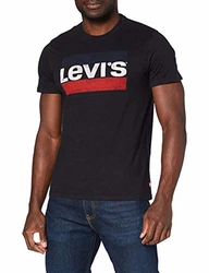 Levi's Herren Sportswear Logo Graphic T-Shirt navy/dunkelrot/schwarz/weiß