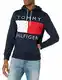 Tommy Hilfiger Herren Flagge Hoodie - Blau - Large