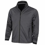 Calvin Klein Herren Kragen Details wasserdichte Golfjacke Holzkohle/Schwarz