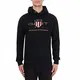GANT Herren Archive Shield Hoodie Kapuzenpullover, Black, M
