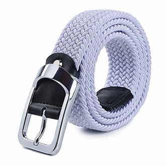 HANCHAO Stretchgürtel Flechtgürtel Elastischer Stoffgürtel Unisex für Damen und Herren