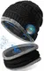 Lustige Geschenke für Männer Bluetooth Mütze - Originelle Geschenke Weihnachten Winter Bluetooth Musik Mütze mit Nackenwärmer Schal, Mütze Bluetooth 5.0 für HD Musik & Anrufe Praktische Geschenke
