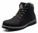 PASTAZA Warme Winterschuhe Herren Damen Winterstiefel Outdoor Winterboots Gefüttert Schneestiefel Dunkles Schwarz 43