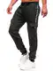 BOLF Herren Sporthose Cargohose Jogginghose Trainingshose Fußballhose Fitnesshose Jogger Sweathose Jogpants Sweatpants Slim Fit Street Style JX9395 Schwarz M [6F6]