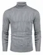 COOFANDY Pullover Strickpullover Herren Rollkragen Slim Fit Männer Winter Basic Rollkragenpullover Langarmshirt Pulli