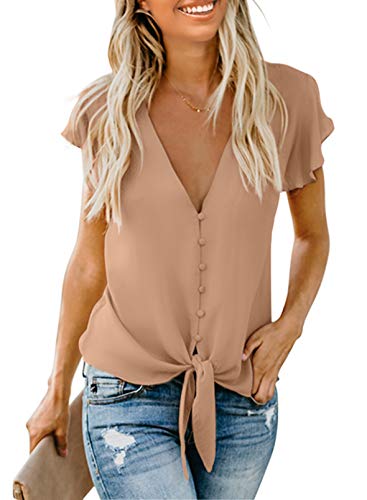 Damen Bluse Mit V-Ausschnitt & Plissee-Detail – Elegant & Figurschmeichelnd Für Büro & Freizeit