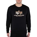 ALPHA INDUSTRIES Herren Basic Sweater  Black/Gold