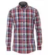 CASAMODA Freizeithemden kariert Comfort Fit Mittelrot M
