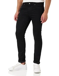 Tommy Jeans Herren Jeans Simon Skinny Stretch, Schwarz (New Black Stretch), 36W / 32L