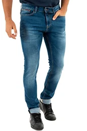 Herren Scanton Slim Wmbs Jeans, Wilson Mid Blue Stretch, 32W / 32L EU