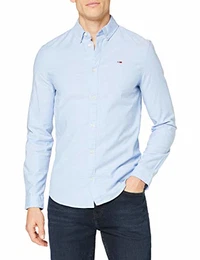 Herren TJM Slim Stretch Oxford T-Shirt, Parfüm Blau, M