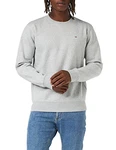 Tommy Jeans Herren TJM Regular Fleece C Neck Sweatshirt navy/graumeliert/rot/wei