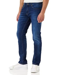 Tommy Jeans Herren Jeans, Aspen Dark Blue Stretch, 36W / 32L