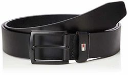 Tommy Hilfiger Herren Denton Matte 3.5 Gürtel Schwarz