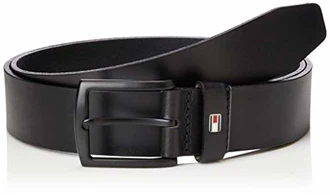 Tommy Hilfiger Herren Denton Matte 3.5 Gürtel Schwarz