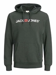Herren JJECORP Old Logo Sweat Hood NOOS 12137054, Rosin/REG FIT - Melange, M