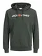 JACK & JONES Herren JJECORP Old Logo Sweat Hood NOOS 12137054, Rosin/REG FIT - Melange, M