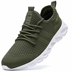 Damyuan Herren Laufschuhe Turnschuhe Sportschuhe Running Sneaker Freizeit Straßenlaufschuhe Walkingschuhe Outdoor Fitness Jogging Sportsschuhe Grün