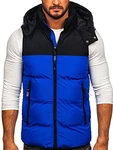 BOLF Herren Weste Bodywarmer Steppweste Funktionsweste Outdoor Freizeit Sport Style [1U1] Blau (1U1)