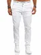 OneRedox Herren Chino Stoffhose Chinohose Casual Slim 3269 (29/32, Weiß)