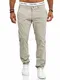 OneRedox Herren Chino Stoffhose Chinohose Casual Slim 3269 (32/32, Grau)