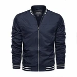KEFITEVD Blouson Bomberjacke Herren Dunkelblau