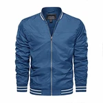KEFITEVD Blouson Bomberjacke Herren Königsblau