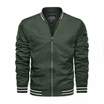 KEFITEVD Blouson Bomberjacke Herren Dunkeloliv