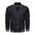 KEFITEVD Blouson Bomberjacke Herren Schwarz