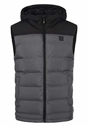 Indicode Herren Weste Iulius Steppweste Dk Grey (910)