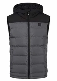 Iulius Herren Weste Steppweste Outdoor Weste, Größe:M, Farbe:Dk Grey (910)