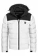 Indicode Herren Eberhardy Steppjacke in Daunenjacken-Optik mit Kapuze und Stehkragen   gefütterte sportliche Winterjacke Herrenjacke warme robuste Übergangsjacke Jacke für Männer Offwhite M