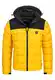 Indicode Herren Eberhardy Steppjacke in Daunenjacken-Optik mit Kapuze und Stehkragen   gefütterte sportliche Winterjacke Herrenjacke warme robuste Übergangsjacke Jacke für Männer Lemon Pie M