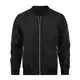 YOUTHUP Herren Jacke Leichte Übergangsjacke mit Ärmeltasche Sommerjacke Regular Fit Freizeit Bomberjacke, Schwarz, M