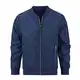 YOUTHUP Herren Jacke Leichte Übergangsjacke mit Ärmeltasche Sommerjacke Regular Fit Freizeit Bomberjacke, Blau, M